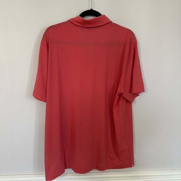 Mercer+Mettle Men’s Short Sleeve Stretch Red/Orange Jersey Polo Size XL GUC - Picture 7 of 7